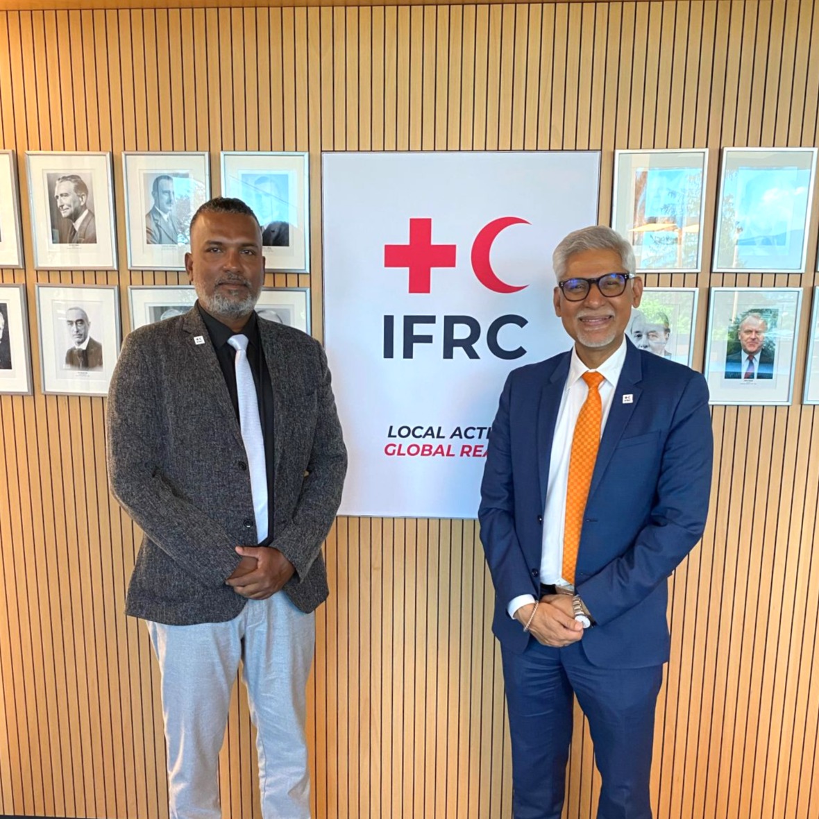MRC President Pays Courtesy Visit to IFRC Secretary General