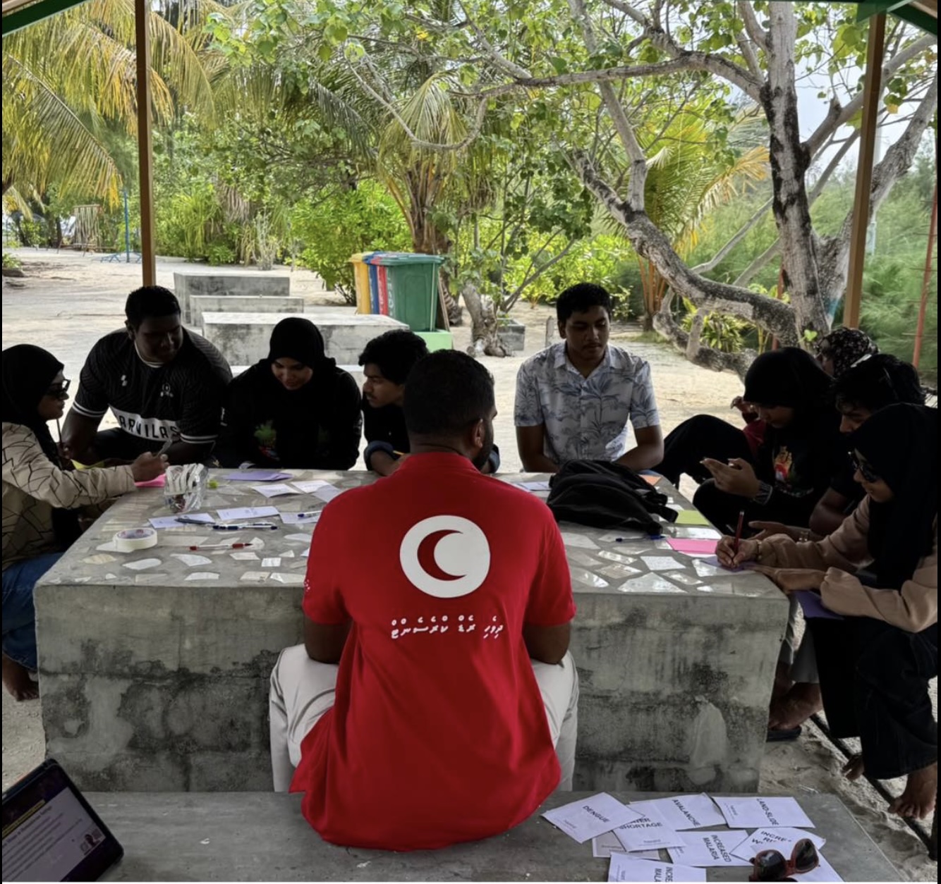 MRC Delivers Y-Adapt Climate Change Training for Youth in N. Velidhoo