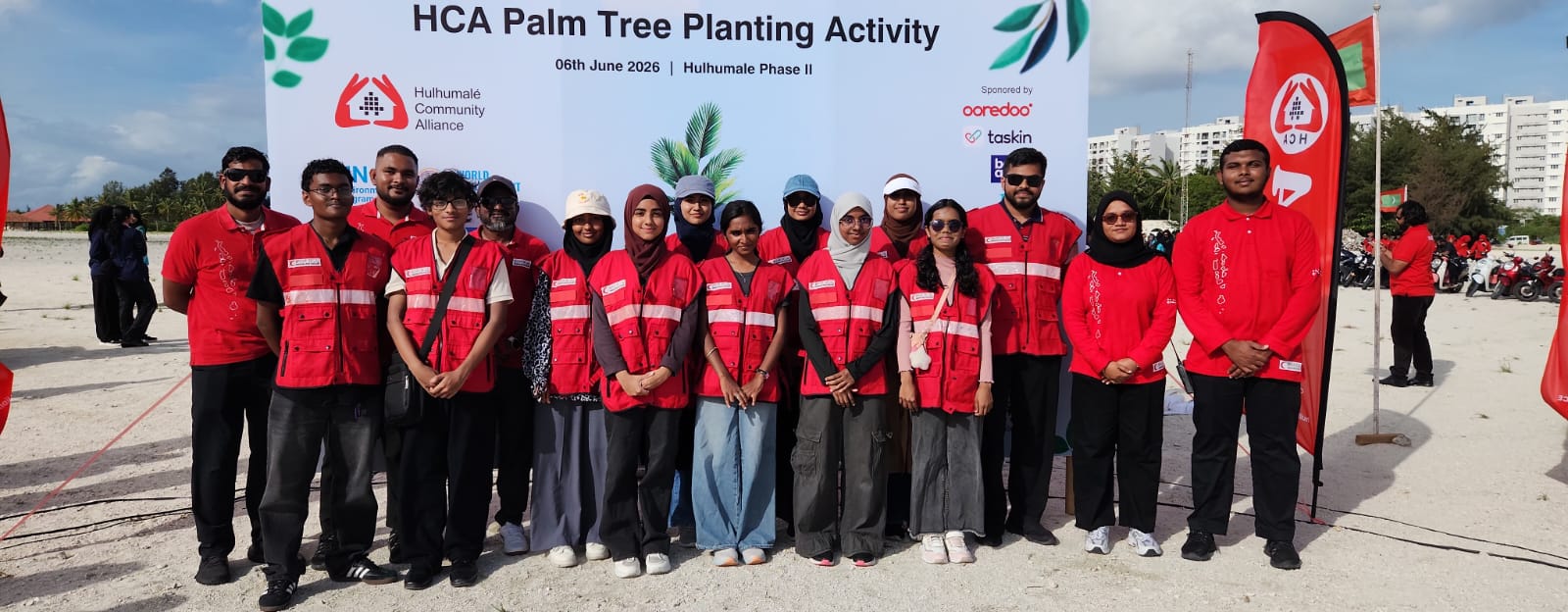 MRC Male' City Unit joins Palm Tree Planting Activity on World Environment Day 2026