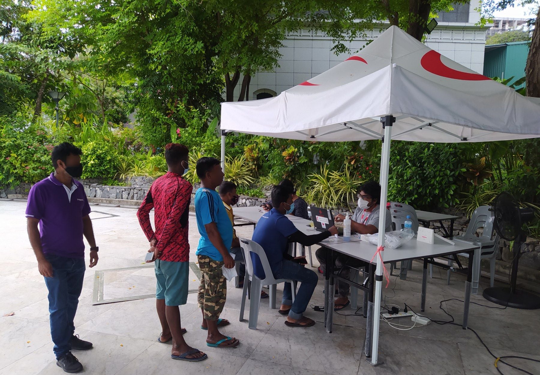 COVID19 Vaccination Registration for Migrant Workers in the Maldive