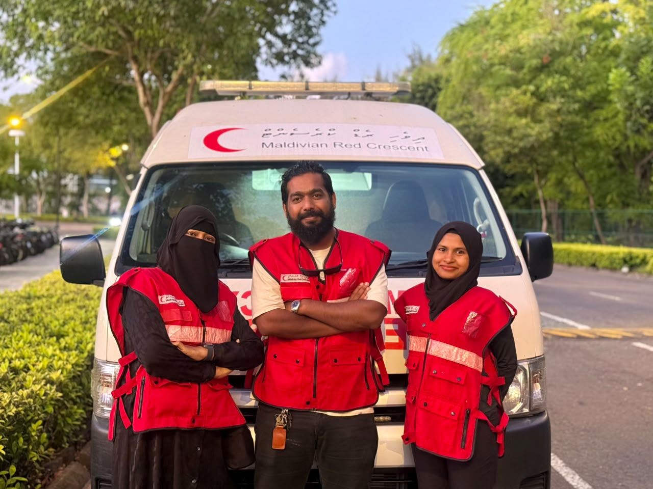 MRC Malé City Unit Provides First Aid and Vehicle Support for Maldives Police Service Annual BFT