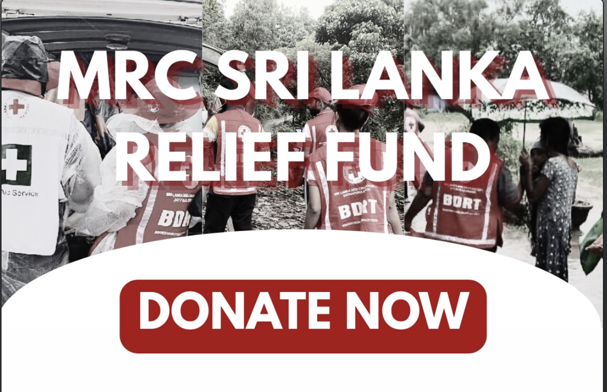 Maldivian Red Crescent opens “MRC Sri Lanka Relief Fund” to donate funds to support the response and recovery efforts of the humanitarian crisis in Sri Lanka caused by Cyclone Ditwah