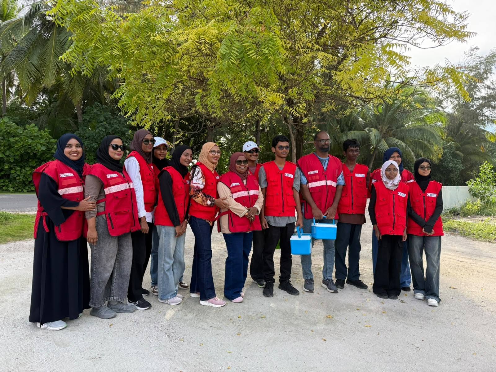 MRC Fuvahmulah City Unit Provides First Aid Coverage at the Kamana Run