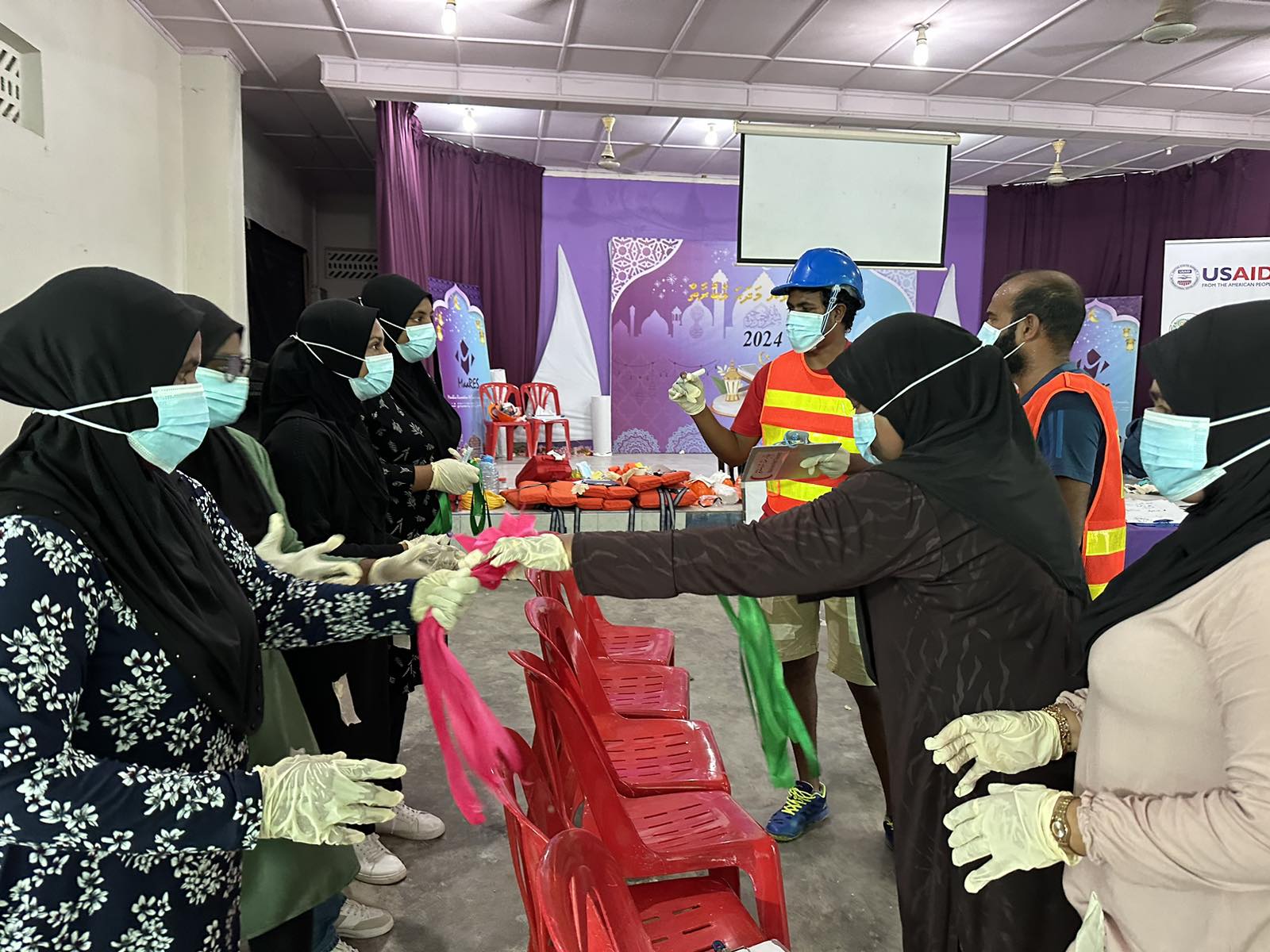 Capacity Building for Emergency Response Training: Bringing the B. Maalhos community together to fight against disasters
