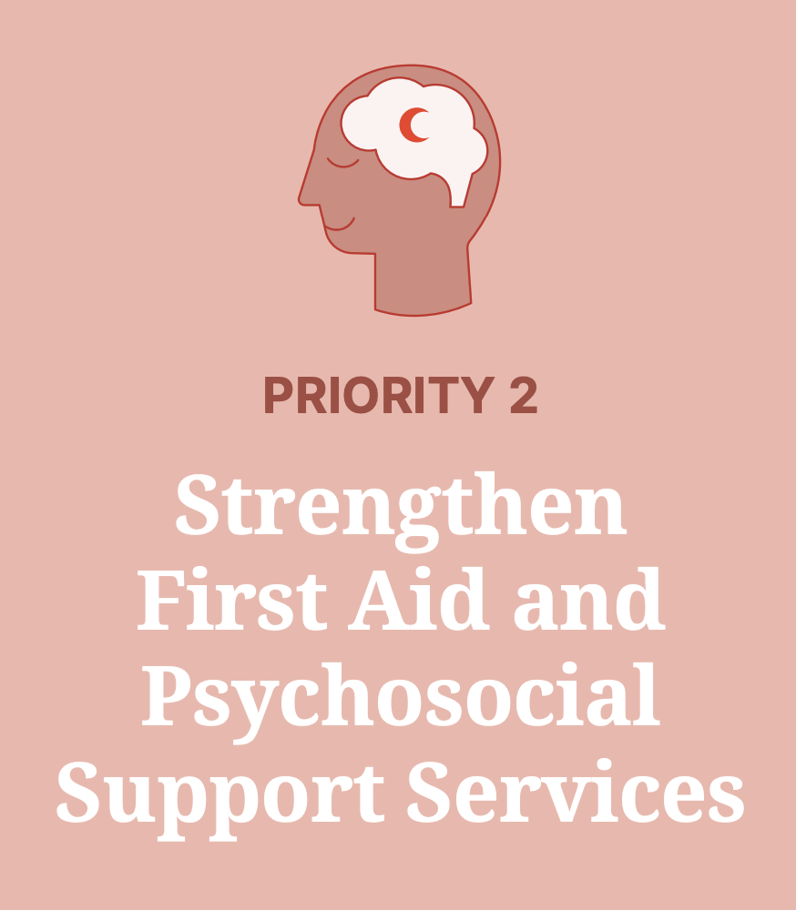 Priority 2 - Strengthen First Aid & Psychosocial Support